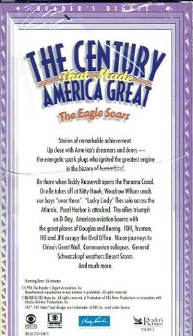 The Century That Made America Great, the Eagle Soars (Vhs Tape) in Saudi Arabia