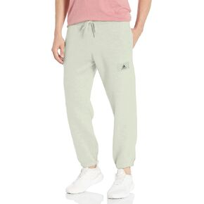 بنطال رياضي رجالي من adidas Essentials Feelvivid مصنوع من القطن والصوف بأرجل مستقيمة