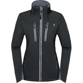 Little Donkey Andy Women's Lightweight Fleece Lined Jacket for Hiking Windproof Water Repellent and Warm