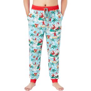 UNICOMIDEA Men’s Christmas Pajamas Pants Graphic Lounge Pants Sleep Bottoms Drawstring Elastic Waist for Holiday with Pockets