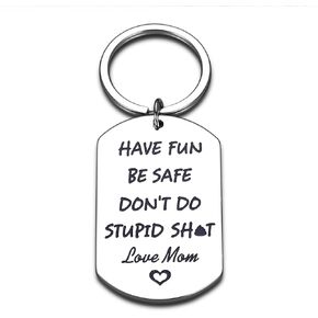 Funny Dont Do Stu Keychain for Son Daughter Birthday Valentine Teen Boys Girls Gag Graduation Stocking Stuffers for Him Her