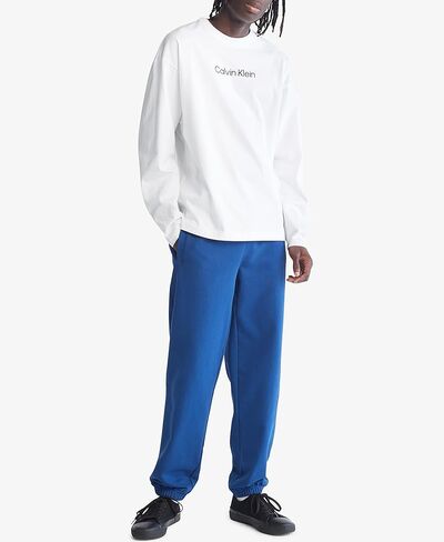 Calvin Klein Men's Logo French Terry Joggers in Kuwait