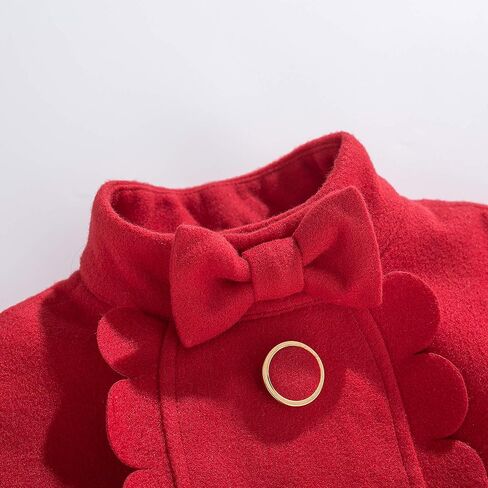 Pettigirl Little Girl Autumn Winter Navy Blue Fashion Jacket Coat Kids Vintage Warm Trench Outerwear Outfit in Saudi Arabia