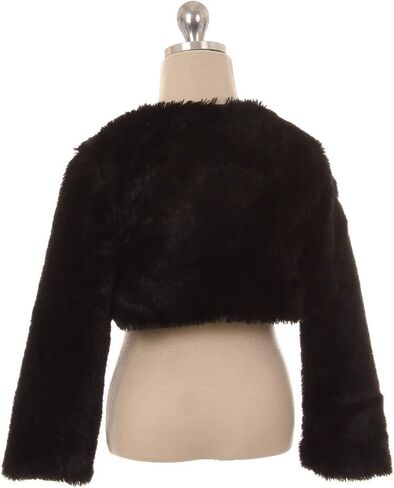 iGirlDress Girls Cozy Faux Fur Bolero Dress Jacket Sweater Shrug in Kuwait