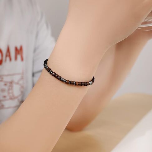 To My Son - I Love You Morse Code Bracelet, Adjustable Inspirational Beaded Morse Code Bracelets, Personalized Men Bracelet, Back to School Bracelet, First Day of School Bracelet Gift for Son in Kuwait