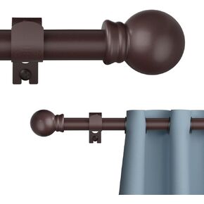 Bronze Curtain Rods for Windows 30 to 93 Inch,5/8 Inch Diameter Drapery Rods with Brackets Heavy Duty Curtain Rods for Bedroom in Kuwait