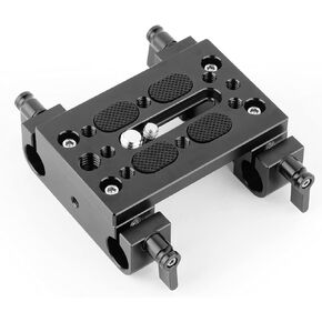 SmallRig Base Plate, Camera Baseplate with 15mm Rod Clamps, Tripod Mounting Plate for DSLR Camera Video Camera - 1775 in Kuwait