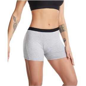 شورت داخلي قصير من القطن العضوي لفترة النوم، بوكسر قصير للنساء قصير جيم جام (عبوة من قطعة واحدة) in Kuwait