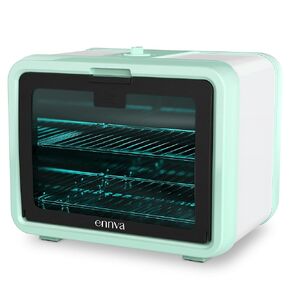 صندوق مطهر بالأشعة فوق البنفسجية كبير من ENNVA - صندوق معقم بالأشعة فوق البنفسجية البسيط - صندوق مطهر بالأشعة فوق البنفسجية بسعة كبيرة - خزانة تطهير بالأشعة فوق البنفسجية لتعقيم الهاتف والألعاب والمناشف وأدوات صالون الأظافر - أخضر in Kuwait