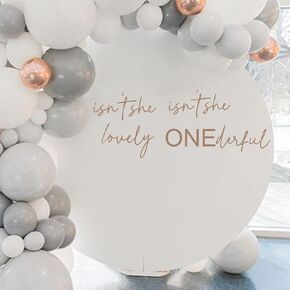 Isn't She Lovely Isn't she Wonderful Wall Decal - First Birthday Party Theme Birthday Decorations Decor Girl,Girls Quote Decal, Girls Room Decal (Isn't she Decal)