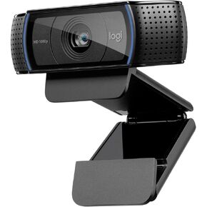 Logitech HD Pro Webcam C920, 1080p Widescreen Video Calling and Recording-(Renewed) in Kuwait