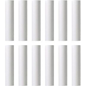 Ciata - 12 Pack - 48 Inch White Plastic Heavy Wall Tubing With 1.25 Inch Diameter