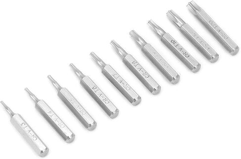 Jeanoko مايكرو بت 1.1 بوصة مفك براغي نجمية بت T3-T20 ستار مفك بت مجموعة 10 قطعة لإصلاح الهواتف المحمولة in Kuwait