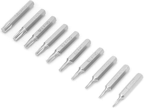 Jeanoko مايكرو بت 1.1 بوصة مفك براغي نجمية بت T3-T20 ستار مفك بت مجموعة 10 قطعة لإصلاح الهواتف المحمولة in Kuwait