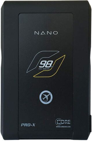 بطارية Core SWX Nano بقدرة 6.6 أمبير ليثيوم أيون ذهبي مع 4 مقاييس طاقة LED (98 وات، 14.8 فولت) in Kuwait