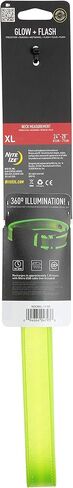 Nite Ize NiteDog Rechargeable LED Collar, USB Rechargeable Light Up Dog Collar w/Metal Buckle, Water Resistant, X-Large, Blue in Saudi Arabia