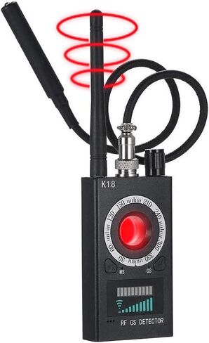 AOLANS Hidden Camera detectors GPS Tracker Bug Detector Hidden Device Detector Anti Spy DetectorRf Detector for Wireless Camera Finder in Kuwait