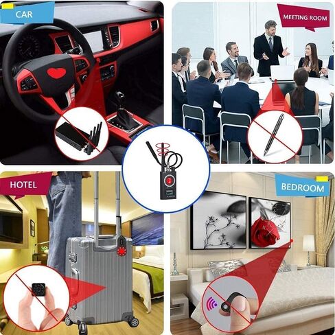 AOLANS Hidden Camera detectors GPS Tracker Bug Detector Hidden Device Detector Anti Spy DetectorRf Detector for Wireless Camera Finder in Kuwait