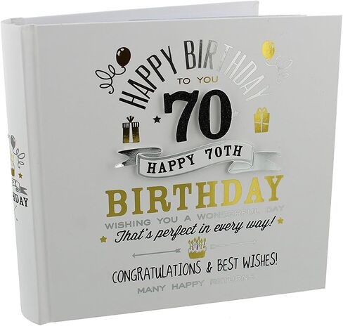 Widdop Bingham Signography 70Th Birthday Photo Album Gift Idea in Saudi Arabia