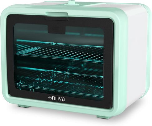 صندوق مطهر بالأشعة فوق البنفسجية كبير من ENNVA - صندوق معقم بالأشعة فوق البنفسجية البسيط - صندوق مطهر بالأشعة فوق البنفسجية بسعة كبيرة - خزانة تطهير بالأشعة فوق البنفسجية لتعقيم الهاتف والألعاب والمناشف وأدوات صالون الأظافر - أخضر in Kuwait