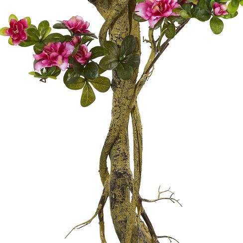 Nearly Natural 5' Azalea Artificial Tree, Pink,20"D x 20"W x 5'H in Saudi Arabia