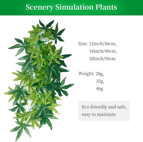 Dsoar 40cm/16in Aquarium Decorations Plants Artificial Plant Fake Plastic Water Grass Plants for Fish Tank Aquarium Decor Artificial Hanging Plants in Kuwait