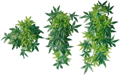 Dsoar 40cm/16in Aquarium Decorations Plants Artificial Plant Fake Plastic Water Grass Plants for Fish Tank Aquarium Decor Artificial Hanging Plants in Kuwait