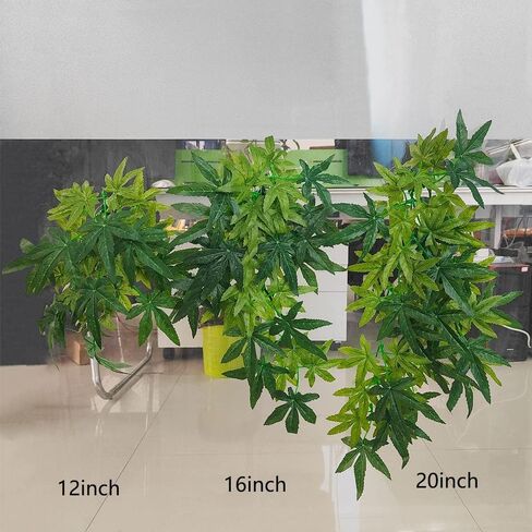 Dsoar 40cm/16in Aquarium Decorations Plants Artificial Plant Fake Plastic Water Grass Plants for Fish Tank Aquarium Decor Artificial Hanging Plants in Kuwait