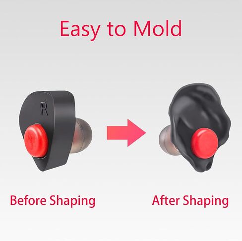 zeadio Custom Molded Earpiece Earplug, Comfortable Hearing Protection, 32dB Highest NRR for Shooting, Concerts, Work ad Swimming (Pair of 2) in Kuwait