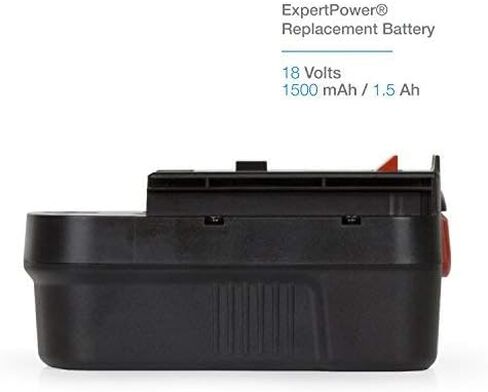 ExpertPower® 18v 1500mAh NiCd Battery for Black & Decker 244760-00 A18 HPB18 HPB18-OPE Firestorm A18 FS180BX FS18BX FS18FL FSB18 in Saudi Arabia