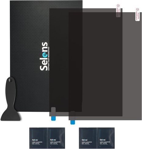 Selens 2PCS Linear Polarizing Film, High Transmission Cuttable A4 7.8x11.8 inches Polarizer Sheets - Ideal for LCD Monitor Screen Repair, Optical Analysis, Physics Education in Kuwait