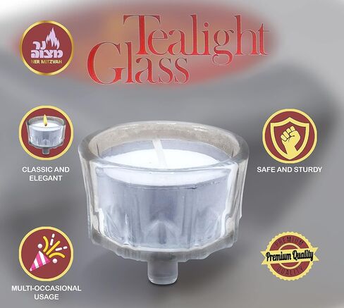 حامل شموع كريستال Tealight لحمالات الشمعدان (2 حزمة) in Saudi Arabia