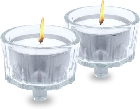 حامل شموع كريستال Tealight لحمالات الشمعدان (2 حزمة) in Saudi Arabia