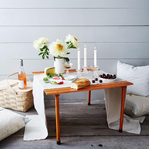 Glass Candlestick Holders, Set of 6 Amber Candle Holders for Taper Candles Small Table Centerpiece Decor for Wedding Birthday Party Thanksgiving Christmas Candlelight Dinner Decoration in Kuwait