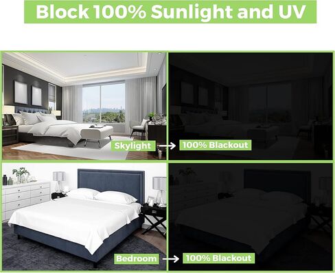 بول انوفيشن - ستارة تعتيم محمولة | ستائر تعتيم النوافذ مثالية لستائر التعتيم المؤقتة لحضانة الاطفال وغرفة النوم والسفر | ستائر تعتيم محمولة (200 × 130 سم) in Kuwait