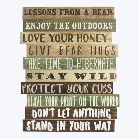 Young's Inc. Wall Sign - Cabin Wall Art for Home and Apartment - Hanging Decor for Bedroom, Kitchen, Office, and Bathroom - 16" H x 12" W in Saudi Arabia
