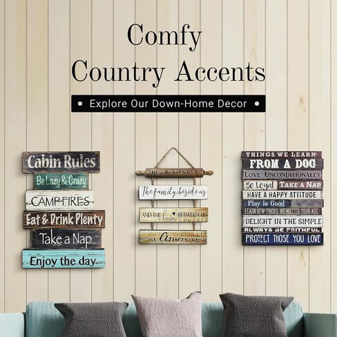 Young's Inc. Wall Sign - Cabin Wall Art for Home and Apartment - Hanging Decor for Bedroom, Kitchen, Office, and Bathroom - 16" H x 12" W in Saudi Arabia