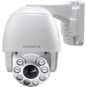 كاميرا ONWOTE 6MP 3072x2048 HD PTZ PoE IP الأمنية، تحدث في اتجاهين، اكتشاف المركبات البشرية بالذكاء الاصطناعي، 355 درجة عموم 92 درجة إمالة 5X تكبير بصري، عدسة بمحرك 2.7-13.5 مم، 164f-262ft IR in Kuwait