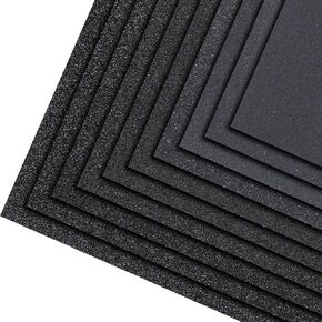 Augtouf Fine Grit Wet Sandpaper, 120 to 600 Grit Sand Paper for Wood, Metal, Resin, Automotive, Plastic - 9x3.6 Inches (30 Pcs) in Kuwait