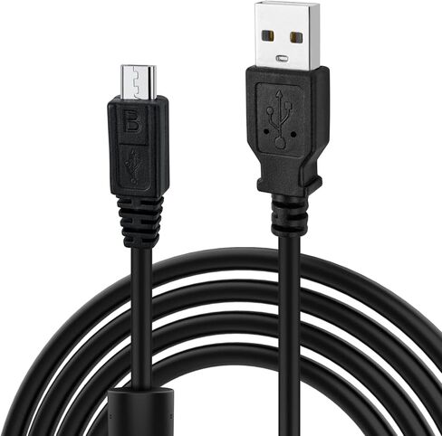 Aquelo Replacement Camera Micro USB Charger Cable Cord Compatible with Canon EOS M5 M6 M50, PowerShot G7X Mark II, G9 X Mark II, SX620 HS, SX720 HS, SX730 HS Cameras, (IFC-600 PCU) in Saudi Arabia