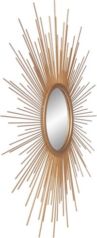 Patton Wall Decor 30" Gold Spoked Sunburst Wall Accent Mirror in Kuwait