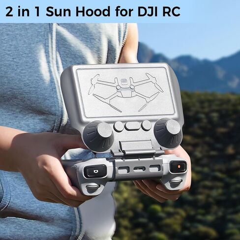 [3 في 1] ملحقات طائرة بدون طيار Mini 3 Pro/Mini 3 لـ DJI RC، غطاء حماية للشمس 2 في 1 DJI RC وغطاء واقي RC + حزام حبل للرقبة + عصي تحكم لملحقات وحدة التحكم عن بعد DJI Mini 3/Mini 3 Pro RC in Kuwait