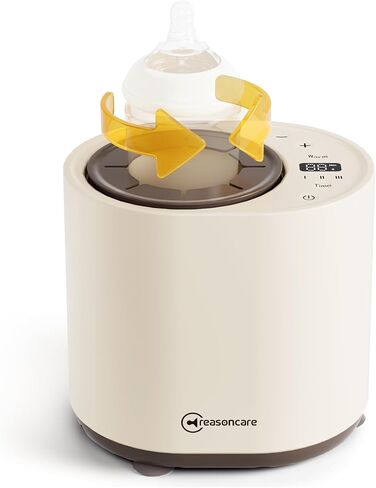 REASONCARE Baby Formula Dispensers & Mixers 3 Gear Mix Milk Evenly Less Bubbles Less Lumps to Avoid Baby Flatulence, Baby Bottle Warmer, Universal for All Bottles in Saudi Arabia