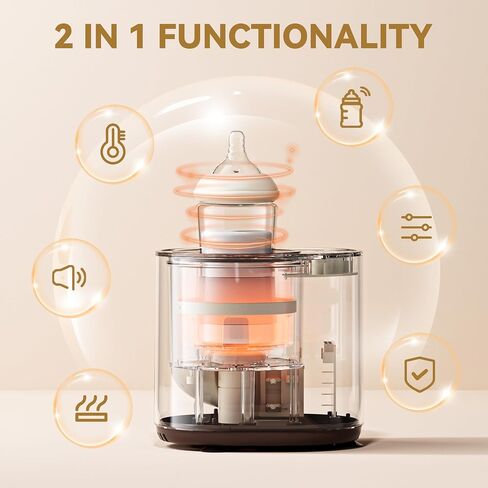 REASONCARE Baby Formula Dispensers & Mixers 3 Gear Mix Milk Evenly Less Bubbles Less Lumps to Avoid Baby Flatulence, Baby Bottle Warmer, Universal for All Bottles in Saudi Arabia