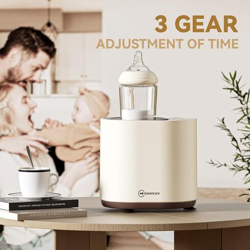 REASONCARE Baby Formula Dispensers & Mixers 3 Gear Mix Milk Evenly Less Bubbles Less Lumps to Avoid Baby Flatulence, Baby Bottle Warmer, Universal for All Bottles in Saudi Arabia
