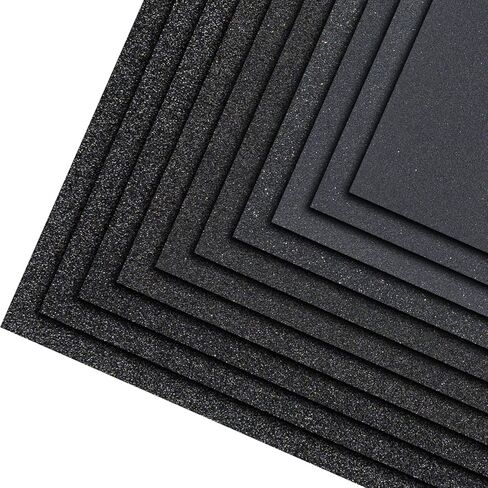 Augtouf Fine Grit Wet Sandpaper, 120 to 600 Grit Sand Paper for Wood, Metal, Resin, Automotive, Plastic - 9x3.6 Inches (30 Pcs) in Kuwait