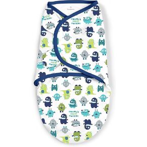 SwaddleMe 1 Piece Original Swaddle, Blue Monster, Small in Kuwait
