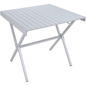 ALPS Mountaineering Folding Camping Table with Smooth Easy-to-Clean Roll Top and Sturdy and Lightweight Aluminum X Frame, Shoulder Carry Bag, 3 Sizes in Kuwait