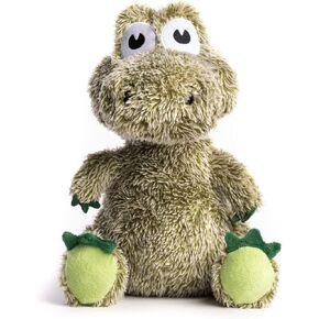 fabdog Fluffies Dog Toys - لعبة كلب قطيفة تصدر صوتًا لجميع السلالات - ألعاب جرو لطيفة ذات طابع حيواني تصلح كهدية مثالية - ألعاب ممتعة للكلاب من النايلون مع صرير| الكسلان الصغير