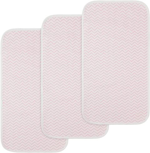 BlueSnail Ultra Soft and Absorbt Quilted Waterproof Changing Pad Liner 3pk (Gray) in Saudi Arabia